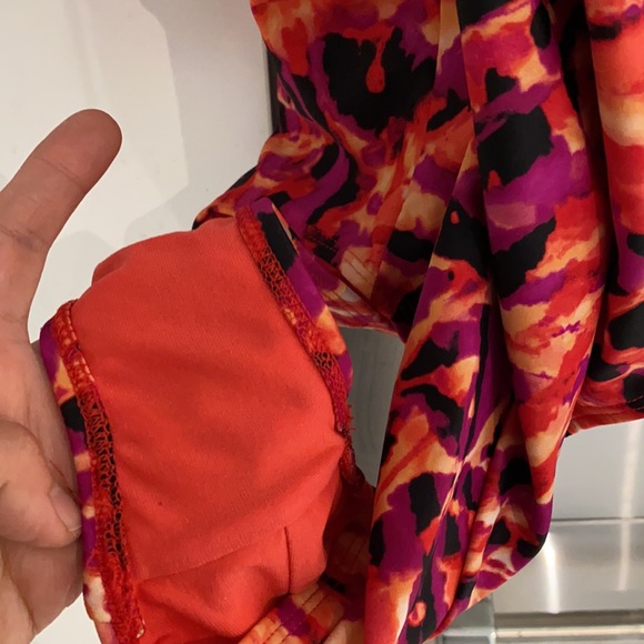 Water Colour Bright Wild Animal Print One-Piece Swim Suit Cross Back Summer S - Picture 7 of 9